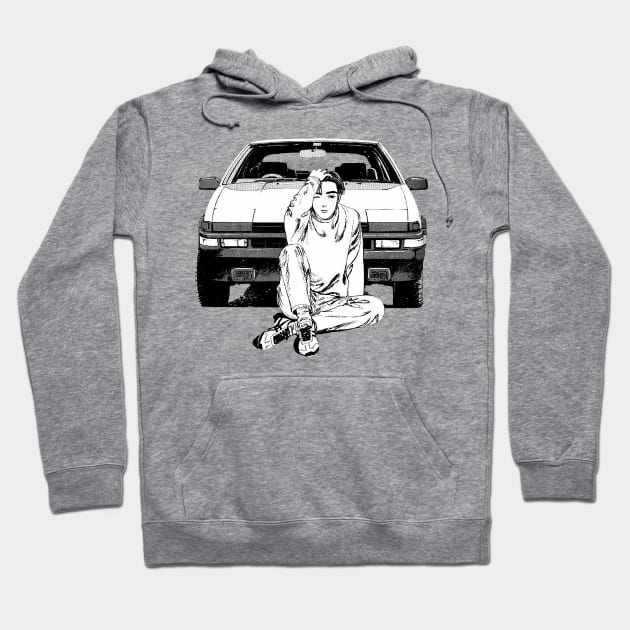 Initial d hoodie hot sale